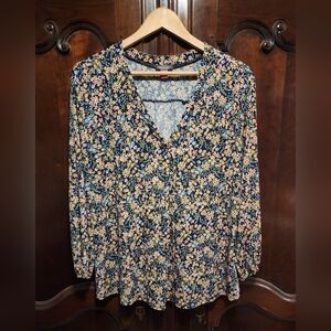 VINCE CAMUTO - Colorful Floral Blouse